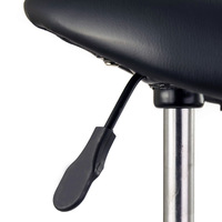 Swivel Salon Barber Stool Chair Saddle Type BLACK thumbnail