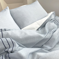 Saesom Flua Snow Comforter Set Queen Cool Quilt Bedspread WHITE thumbnail