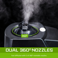 Air Humidifier Ultrasonic Cool Diffuser 6L BLACK thumbnail