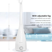 SANSAI Air Humidifier Ultrasonic Cool Mist 3.3L WHITE thumbnail