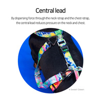 Dog Double-Lined Straps Harness Adjustable L NEON CAROL-PINK thumbnail