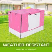 Cage Cover Enclosure for Wire Dog Cage Crate 30in PINK thumbnail