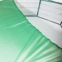 Net Cover Green for Pet Playpen Dog Cage 31in thumbnail