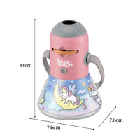 Unicorn Mini Night Light Camping Projector - Lantern Torch Kids Learning Toy thumbnail