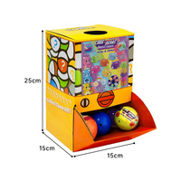 40X Care Bears Glitter Squishy Toy Capsules 50mm Collectible Gacha w Display Box thumbnail