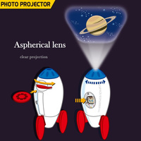 Rocket Projector Night Light Kids STEM Toy - Outer Space Planet thumbnail
