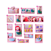 Colorato Mermaid Glow Set - Glow-in-the-Dark Super Clay DIY Craft Kit for Kids thumbnail