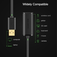 UGREEN 10321 USB 2.0 Active Extension Cable with Chipset 10M thumbnail