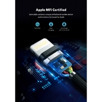 UGREEN 30589 iPhone 8-pin to USB2.0 Sync & Charging Cable 2M Gold thumbnail