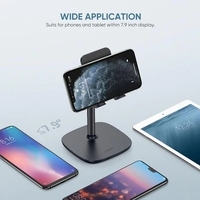 UGREEN 60324 Adjustable Desktop Phone Stand (Black) thumbnail