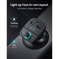 UGREEN 80910 Car Bluetooth 5.0 FM Transmitter thumbnail