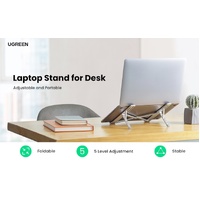 UGREEN 90312 Foldable Laptop Stand (Space Gray) thumbnail