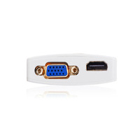 UGreen Mini Display Port to HDMI & VGA Dual Converter Premium ABS case (10427 ) thumbnail