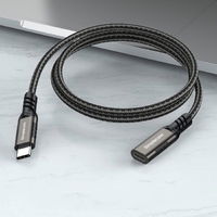 Simplecom CAU605 USB-C Male to Female Extension Cable USB 3.2 Gen2 PD 100W 20Gbps 0.5M thumbnail