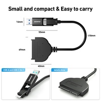 BENFEI 2in1 USB-C/USB 3.0 to SATA III Hard Driver Adapter thumbnail