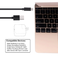 CHOETECH AC0004 USB-A to USB-C Charge & Sync Cable 3M Black thumbnail