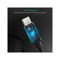CHOETECH CC0004 USB-C to USB-C Cable USB3.1 Gen2 5V/3A 10 Gbps 3M Black thumbnail