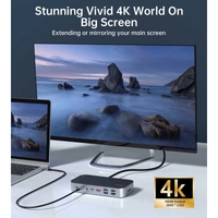 CHOETECH HUB-M52 15-in-1 Laptop USB-C Docking Station thumbnail