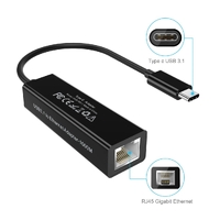 CHOETECH HUB-R01 USB 3.1 Type-C To RJ45 Gigabit Ethernet Adapter thumbnail