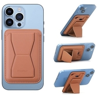 CHOETECH PC0003-DBW Magnetic Card Holder for iPhone 12/13/14 (Brown) thumbnail