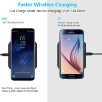 CHOETECH T511S Qi Certified 10W/7.5W Fast Wireless Charger Pad thumbnail