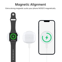 CHOETECH T603-F Ring Holder and Magnetic 15W Wireless Charger for Phone/airPod/iWatch thumbnail