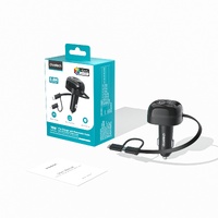 CHOETECH TC0036 PD45W USB-C+USB-A car charger with C+L Interface thumbnail