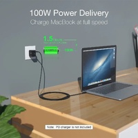 CHOETECH XCC-1027 USB-C M to M PD100W 5 Cable 2M thumbnail