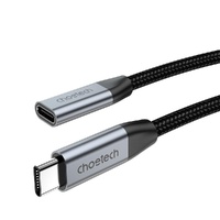 CHOETECH XCC-1039 100W Type-C Female to Type-C Male Extension Cable 2M thumbnail