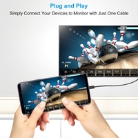 Choetech XCP-1801BK USB-C to DisplayPort Cable 1.8m thumbnail