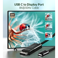 CHOETECH XCP-1803 USB-C To DisplayPort Cable 8K@30Hz 1.8M Two-Way thumbnail