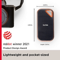 SanDisk 1TB Extreme PRO Portable SSD V2 (SDSSDE81-1T00-G25) thumbnail