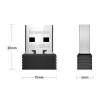 Simplecom NW106 AX300 2.4GHz Wi-Fi 6 USB Wireless Nano Adapter thumbnail