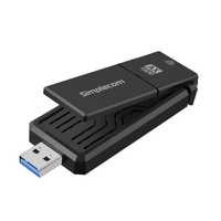 Simplecom NW812 AX1800 Dual Band WiFi 6 USB Adapter with Foldable Antenna thumbnail