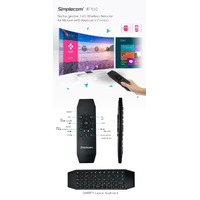 Simplecom RT150 2.4GHz Wireless Remote Air Mouse Keyboard with IR Learning thumbnail