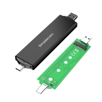Simplecom SE522 NVMe / SATA M.2 SSD to USB 3.2 Gen 2 Dual USB Connector Enclosure thumbnail