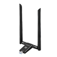 Simplecom NW811v3 AX5400 Tri-Band WiFi 6E USB Adapter with 2x 5dBi High Gain Antennas thumbnail