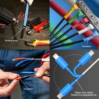 2m Polyolefin Shrink Tube 9/16" (14mm) 2:1 Ratio Heat Shrink Tubing Sleeving Wrap Shrinking thumbnail