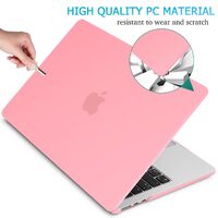 15 inch Air 2023 MacBook Air Matte Case  A2941 M2 Chip Hard Shell Case Keyboard Cover Pink thumbnail