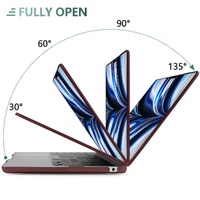 15 inch Air 2023 MacBook Air Matte Case  A2941 M2 Chip Hard Shell Case Keyboard Cover Wine Red thumbnail