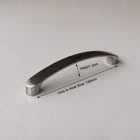 Brushed Nickel Kitchen Door Cabinet Drawer Handle Pulls 128MM thumbnail