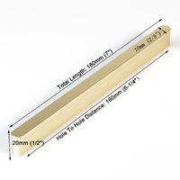 Solid Zinc Furniture Kitchen Bathroom Cabinet Handles Drawer Bar Handle Pull Knob Gold 160mm thumbnail