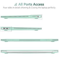 MacBook Air 13 Inch Case 2020 2019 2018, A1932, A2179, A2337 Shell Case Keyboard Cover Green thumbnail