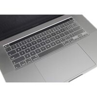 MacBook Pro 16 inch 2020 Release A2141 Matte Shell Case Keyboard Cover Touch Bar Clear thumbnail
