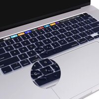 Keyboard Cover Skin For MacBook Pro 13 Pro 16 A2338 A2289 A2251 A2141 M1 M2 2020 to 2023 Navy Blue thumbnail