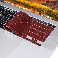 Keyboard Cover Skin For MacBook Pro 13 Pro 16 A2338 A2289 A2251 A2141 M1 M2 2020 to 2023 Wine Red thumbnail