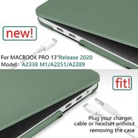 Suitable for  Midnight Green MacBook Pro 13 Inch Case 2016-2023 M1 M2 A2338 A2289 A2251 A2159 Hard Shell Case Keyboard Cover thumbnail