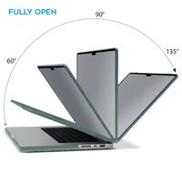 Suitable for  MacBook Pro 14 Max Inch Case 2023 2022 2021 M2 A2779 M1 A2442 Hardshell Case Keyboard Cover Midnight Green thumbnail