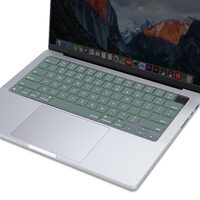 Keyboard Cover Skin For MacBook Air Pro 13 13.6 14 15.3 16 A2442 A2779 A2485 A2780 A2681 A2941 M1 M2 2021 to 2023 Dgreen thumbnail