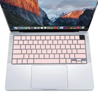 Keyboard Cover Skin For MacBook Air Pro 13 13.6 14 15.3 16 A2442 A2779 A2485 A2780 A2681 A2941 M1 M2 2021 to 2023 Pink thumbnail